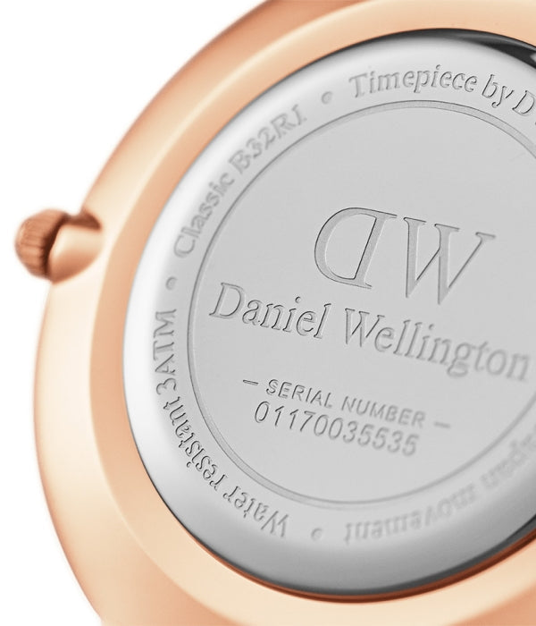 Daniel Wellington Petite Sheffield White Dial Black Leather Strap Watch For Women - DW00100174 Buy Now By Daniel Wellington