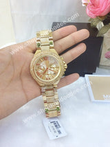 Shop Michael Kors Camille Gold Dial Gold Steel Strap Watch for Women - MK5902 in USA