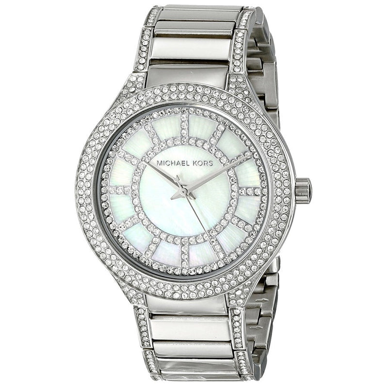 Michael Kors Kerry Silver Tone Silver Steel Strap Watch for Women - MK3311 Buy Now By Michael Kors