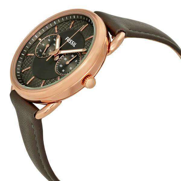 Fossil Tailor Grey Dial Grey Leather Strap Watch for Women - ES3913 Buy Now By Fossil