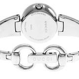 Gucci Guccissima Quartz Diamonds Brown Dial Silver Steel Strap Watch For Women - YA134503 Buy Now By Gucci