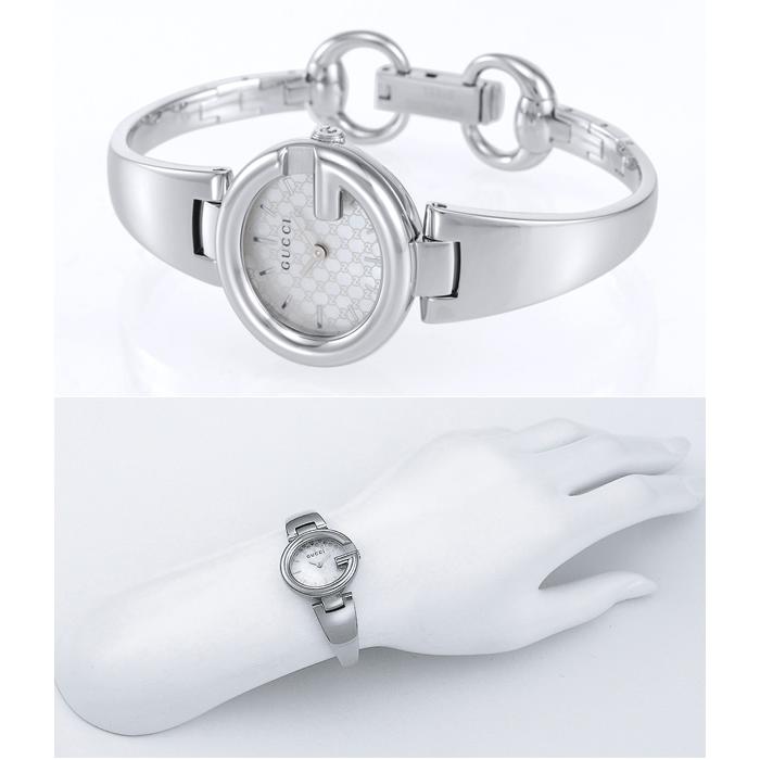 Gucci Guccissima Quartz Silver Dial Silver Steel Strap Watch For Women - YA134511 Buy Now By Gucci