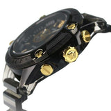 Versace Icon Active Chronograph Black Dial Black Steel Strap Watch for Men - VEZ700421 Buy Now By Versace