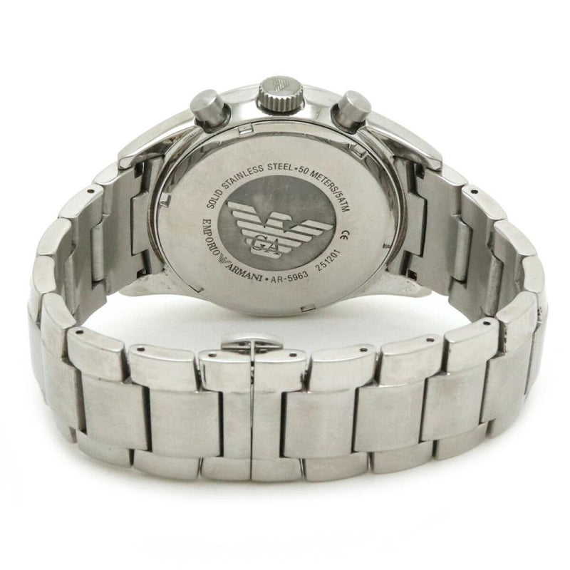 Emporio Armani Sportivo Chronograph Silver Dial Silver Steel Strap Watch For Men - AR5963 Buy Now By Emporio Armani