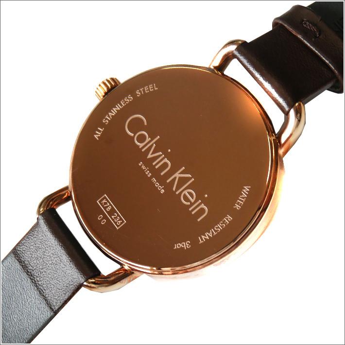 Calvin Klein Even Grey Dial Brown Leather Strap Watch for Women - K7B236G3 Buy Now By Calvin Klein