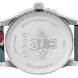 Shop Gucci G Timeless Quartz Blue Dial Blue Leather Strap Watch For Men - YA1264080 in USA