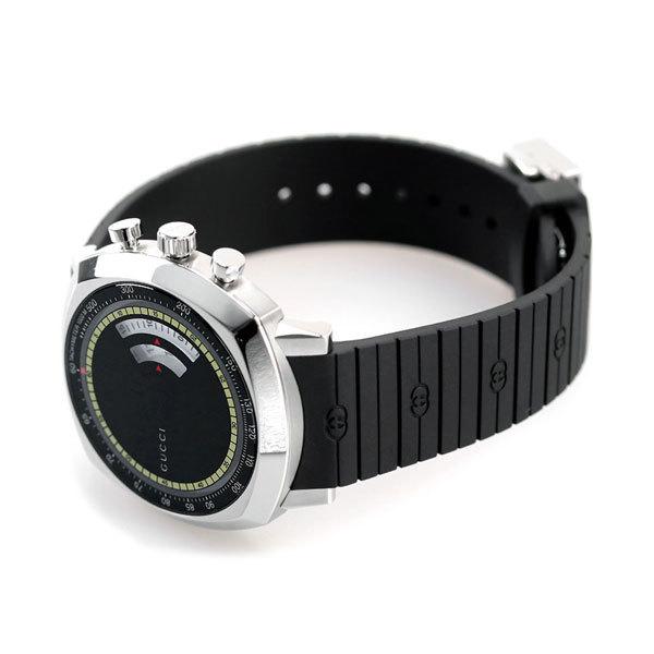 Gucci Grip Chronograph Black Dial Black Rubber Strap Watch For Men - YA157301 Buy Now By Gucci