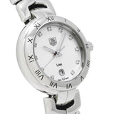 Shop Tag Heuer Link Diamonds Mother of Pearl Dial Silver Steel Strap Watch for Women - WAT1417.BA0954 in USA