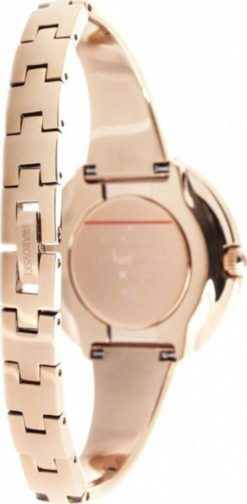 Swarovski Crystalline Pure Black Dial Rose Gold Steel Strap Watch for Women - 5295334 Buy Now By Swarovski
