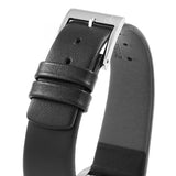 Calvin Klein Minimal Silver Dial Black Leather Strap Watch for Men - K3M221CY Buy Now By Calvin Klein