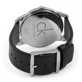 Calvin Klein City Quartz Black Dial Black Leather Strap Watch for Men - K2G2G1C3 Buy Now By Calvin Klein