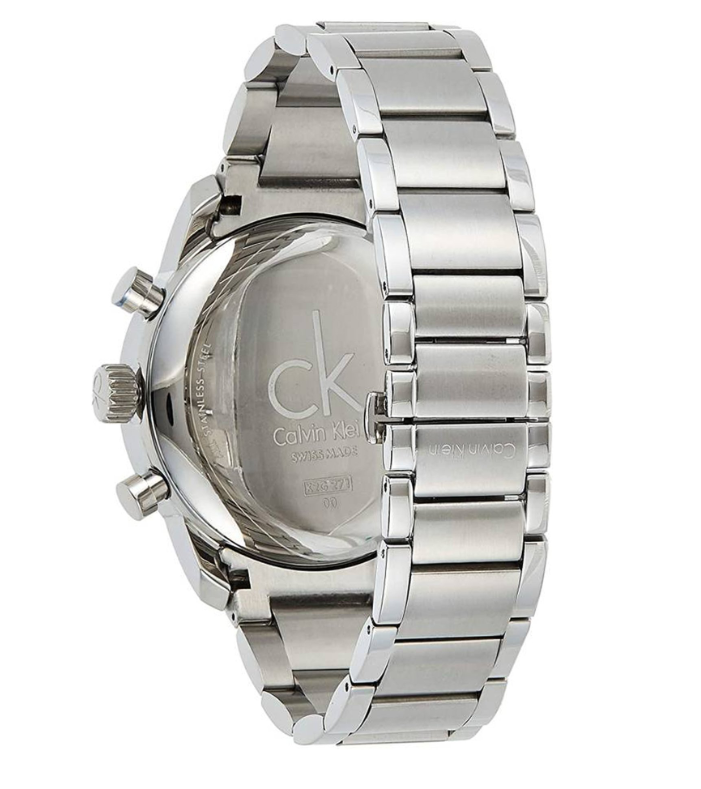 Shop Calvin Klein City Chronograph Blue Dial Silver Steel Strap Watch for Men - K2G2714N in USA
