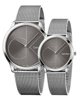 Calvin Klein Minimal Black Dial Silver Mesh Bracelet Watch for Women - K3M22123 Buy Now By Calvin Klein