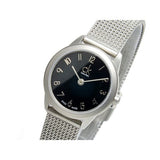 Calvin Klein Minimal Black Dial Silver Mesh Bracelet Watch for Women - K3M53151 Buy Now By Calvin Klein