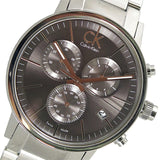 Calvin Klein Post Minimal Chronograph Black Dial Silver Steel Strap Watch for Men - K7627161 Buy Now By Calvin Klein