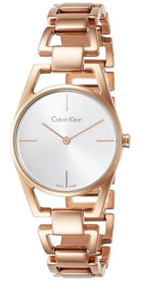 Calvin Klein Dainty White Dial Rose Gold Steel Strap Watch for Women - K7L23646 Buy Now By Calvin Klein
