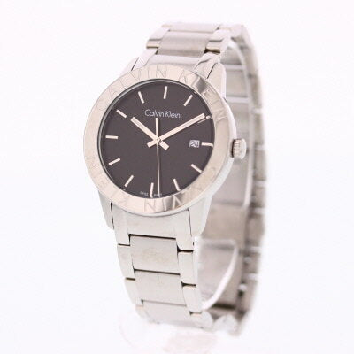 Calvin Klein City Black Dial Silver Steel Strap Watch for Men - K7Q21141 Buy Now By Calvin Klein