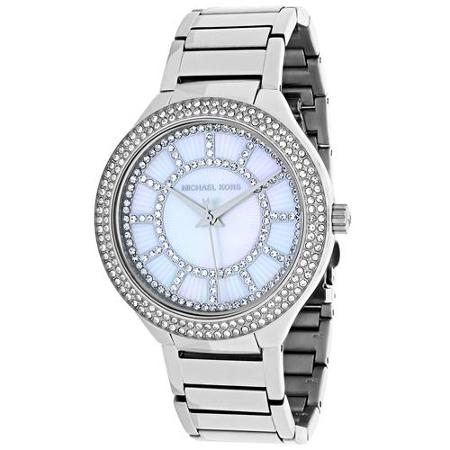 Michael Kors Kerry Mother of Pearl Dial Silver Stainless Steel Strap Watch for Women - MK3395 Buy Now By Michael Kors