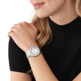 Michael Kors Harlowe Three-Hand Quartz Silver Dial Silver Steel Strap Watch For Women - MK4708 Buy Now By Michael Kors