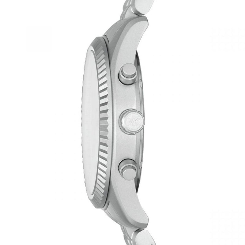 Michael Kors Lexington Chronograph Silver Dial Silver Steel Strap Watch For Men - MK8789 Buy Now By Michael Kors