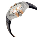 Maserati Potenza Diamonds Silver Dial Blue Leather Strap Watch For Women - R8851108502 Buy Now By Maserati
