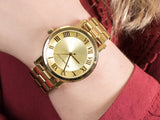 Michael Kors Norie Gold Dial Gold Steel Strap Watch for Women - MK3560 Buy Now By Michael Kors