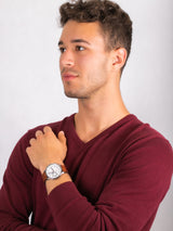 Tommy Hilfiger Landon Chronograph White Dial Brown Leather Strap Watch for Men - 1791531 Buy Now By Tommy Hilfiger