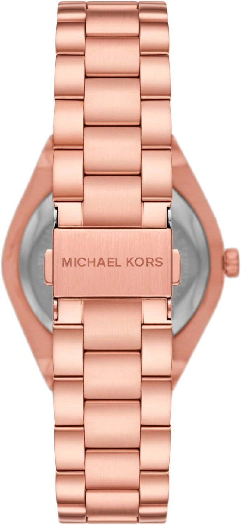 Michael Kors Lennox Three Hand Black Dial Rose Gold Steel Strap Watch For Women - MK7392 Buy Now By Michael Kors