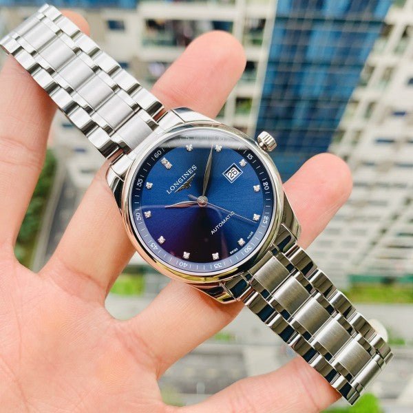 Longines Master Collection Automatic 40mm Blue Dial Silver Steel Strap Watch for Men - L2.793.4.97.6 Buy Now By Longines