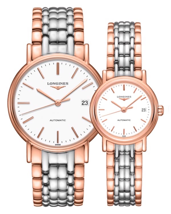 Longines Presence 30mm Automatic Two Tone Watch for Women - L4.321.1.12.7 Buy Now By Longines