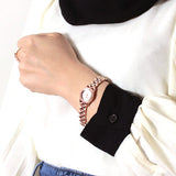 Marc Jacobs Peeker Rose Gold Dial Rose Gold Steel Strap Watch for Women - MBM3374 Buy Now By Marc Jacobs