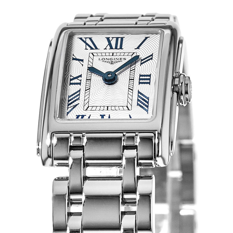 Shop Longines Dolcevita White Dial Silver Steel Strap Watch for Women - L5.258.4.71.6 in USA