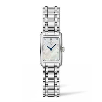 Longines Dolcevita Diamonds Mother of Pearl Dial Silver Steel Strap Watch for Women - L5.258.4.87.6 Buy Now By Longines