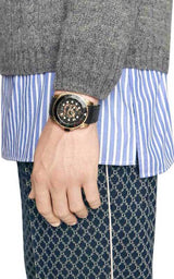 Shop Gucci Dive Quartz Black Dial Black Rubber Strap Watch For Men - YA136219 in USA