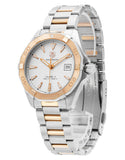 Tag Heuer Aquaracer Calibre 5 Automatic White Dial Two Tone Steel Strap Watch for Men - WAY2150.BD0911