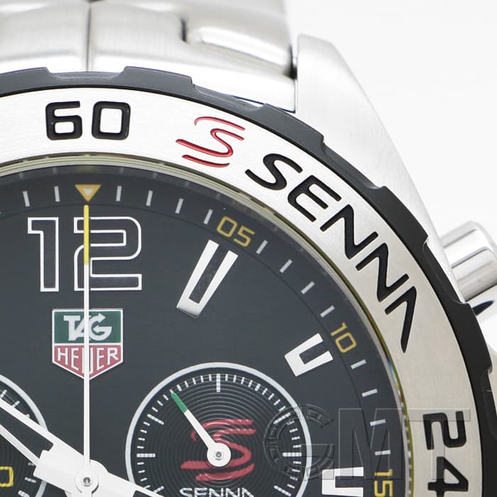 Shop Tag Heuer Formula 1 Senna Limited Edition Chronograph Black Dial Silver Steel Strap Watch for Men - CAZ1013.BA0883 in USA