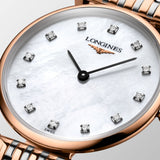 Shop Longines La Grande Classique De Longines Diamonds Mother of Pearl Dial Two Tone Mesh Bracelet Watch for Women - L4.209.1.97.7 in USA