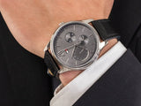 Shop Tommy Hilfiger Damon Multifunction Black Dial Black Leather Strap Watch for Men - 1791417 in USA