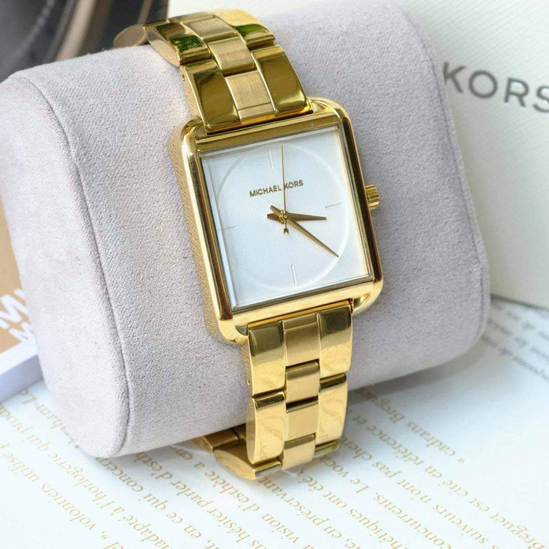 Michael Kors Lake Quartz White Dial Gold Steel Strap Watch For Women - MK3644 Buy Now By Michael Kors
