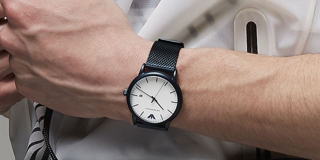 Emporio Armani Luigi White Dial Black Mesh Bracelet Watch For Men - AR11046 Buy Now By Emporio Armani