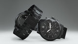 Fossil Neutra Chronograph Black Dial Black Steel Strap Watch for Men - FS5474 Buy Now By Fossil