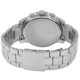 Guess Horizon Chronograph Quartz Black Dial Silver Steel Strap Watch For Men - W0379G1 Buy Now By Guess