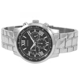 Guess Horizon Chronograph Quartz Black Dial Silver Steel Strap Watch For Men - W0379G1 Buy Now By Guess