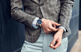 Movado 1881 Automatic Blue Dial Black Leather Strap Watch For Men - 606874 Buy Now By Movado