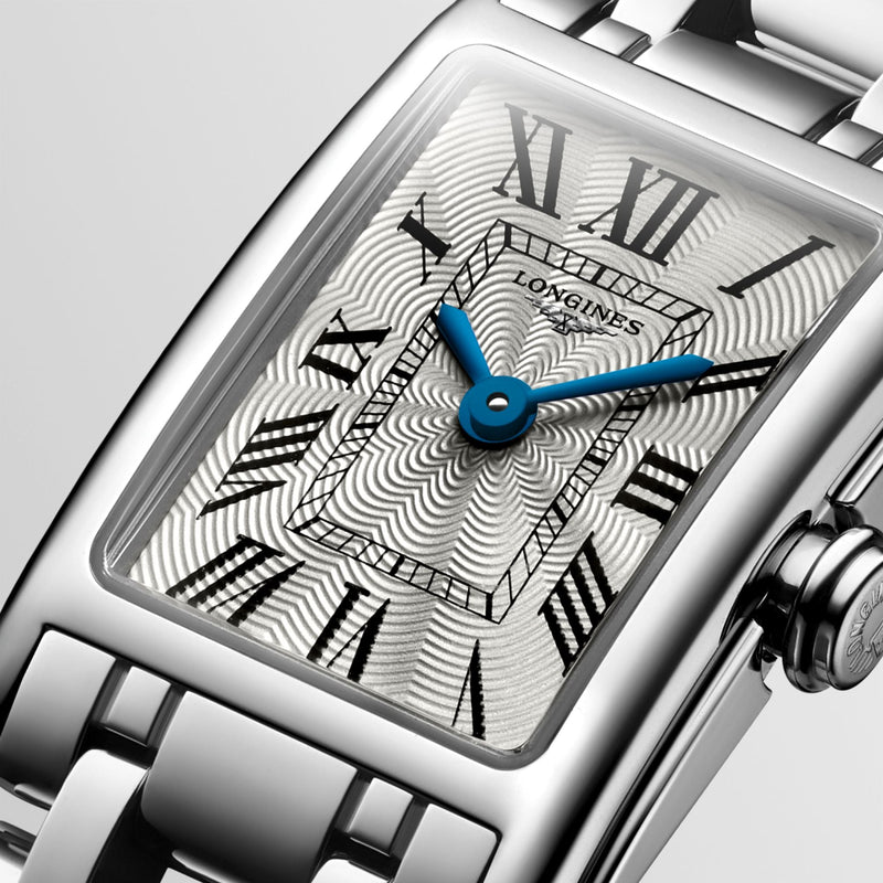 Shop Longines Dolcevita White Dial Silver Steel Strap Watch for Women - L5.258.4.71.6 in USA