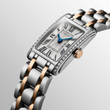 Longines Dolcevita Diamonds White Dial Two Tone Steel Strap Watch for Women - L5.258.5.79.7 Buy Now By Longines