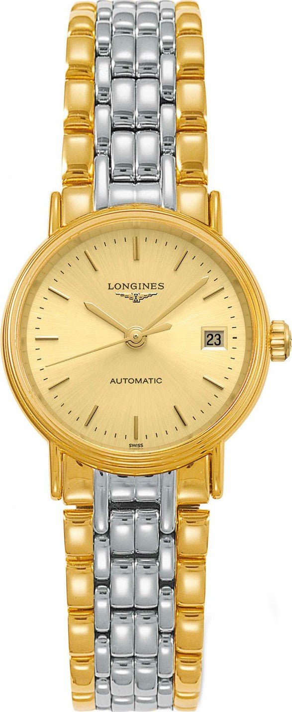 Shop Longines Presence 25.5mm Automatic Stainless Steel Watch for Women - L4.321.2.32.7 in USA
