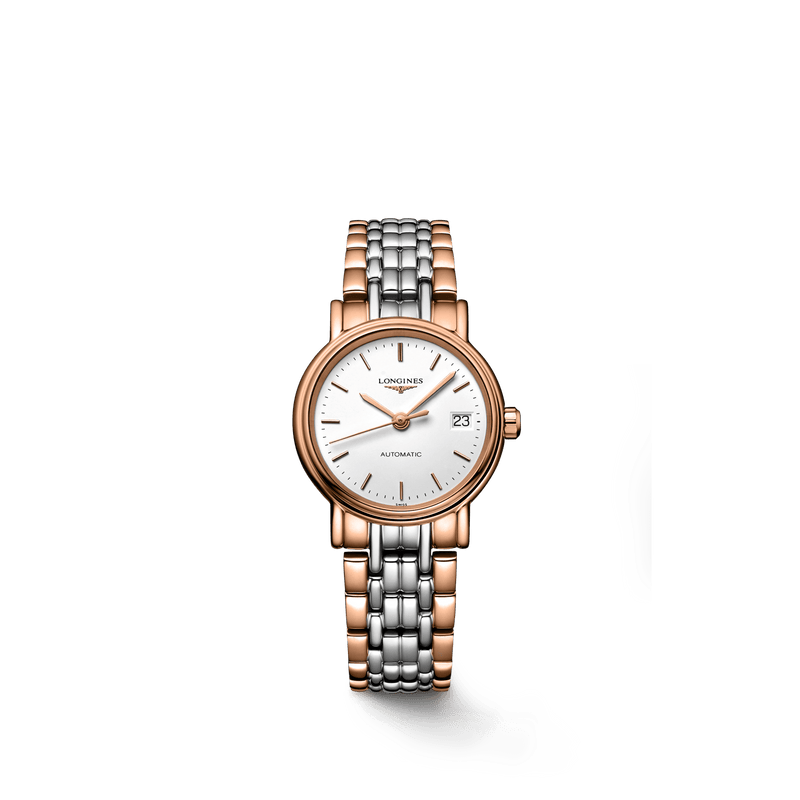 Longines Presence 30mm Automatic Two Tone Watch for Women - L4.321.1.12.7 Buy Now By Longines