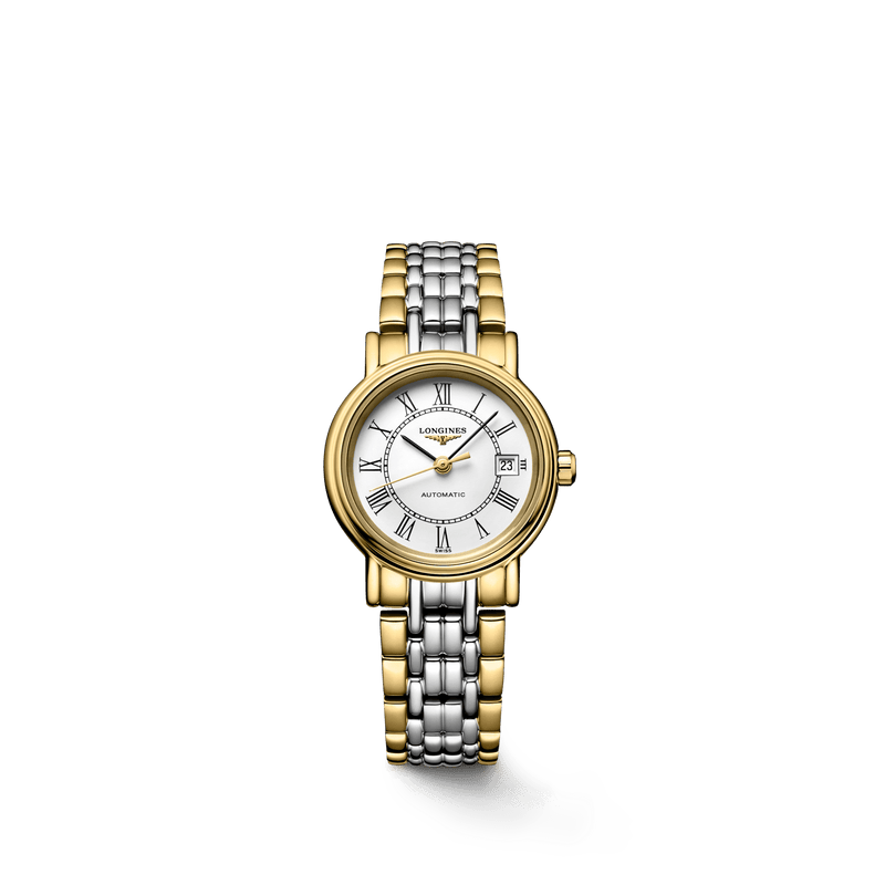 Longines Presence 25.5mm Automatic White Dial Two Tone Steel Strap Watch for Women - L4.321.2.11.7 Buy Now By Longines