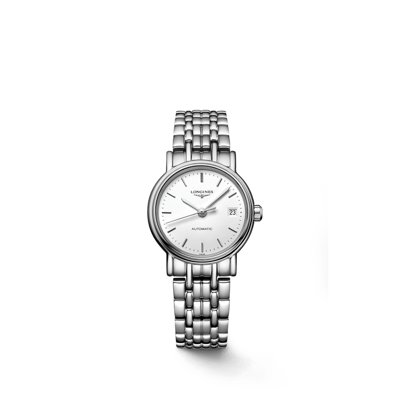 Longines Presence 25.5mm Automatic Stainless Steel Watch for Women - L4.321.4.12.6 Buy Now By Longines